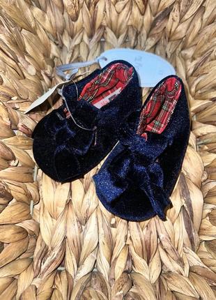 Стилтні вечірні пінетки для  дівчинки 3-6 міс