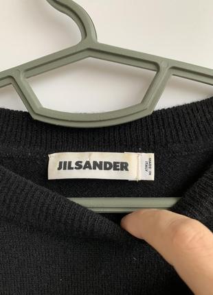 Шерстяной женский оверсайзный свитер jil sander4 фото