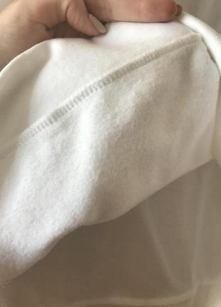 Худі жіноча біле oversize 3