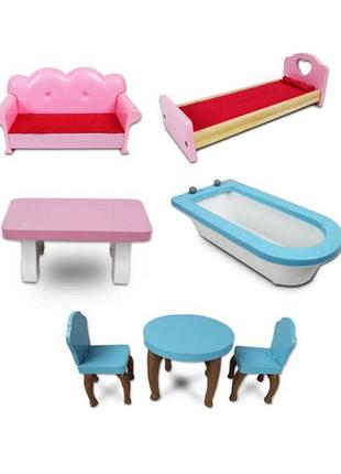 Детский игрушечный дом для кукол 2