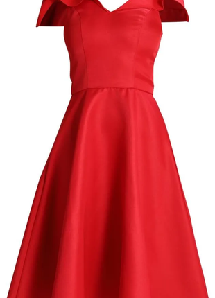 Платье красное chi chi london ampika dress