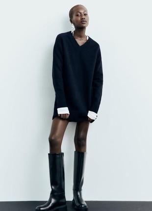Вʼязана сукня zara