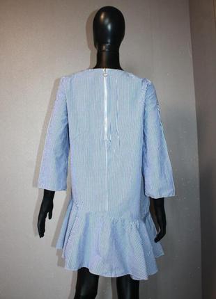 Сукня плаття літнє zara біло синє в полоску s можливий обмін розгляну
