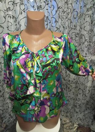 Актуальная блуза с открытыми плечами 4