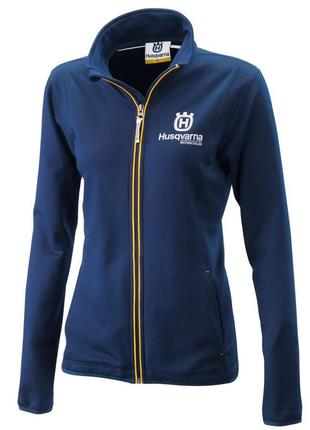 Мотокуртка husqvarna motorcycles clear logo zip jacket girls жіноча кофта оригінал (xl)