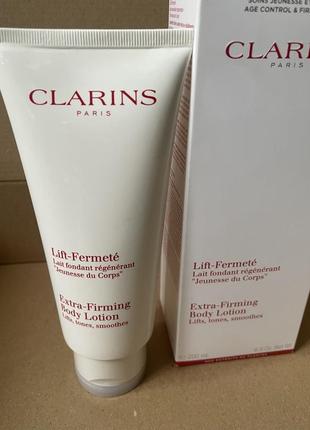 Clarins extra-firming body lotion регенерирующее и укрепляющее молочко для тела lift-fermete 200ml