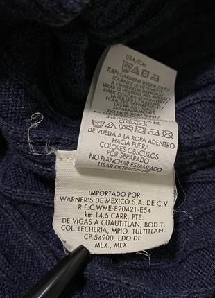 Пуловер светр чоловічий з v-подібним коміром від calvin klein jeans5 фото