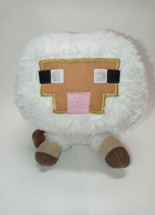 Мягкая игрушка овечка барашек майнкрафт mini mojang