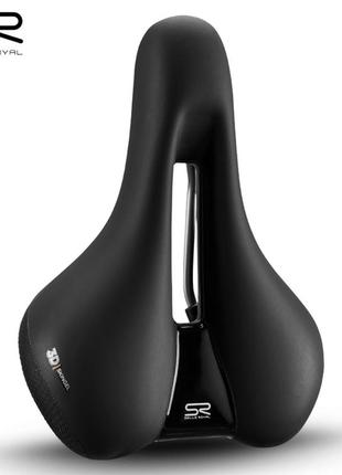 Високоякісне велосипедне сидіння selle royal 51b6de чорний (sr-51b6de-4045)2 фото