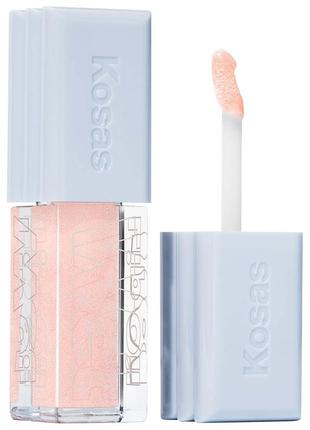 Масло-блеск для губ kosas wet lip oil plumping gloss - exposed, 4.6ml5 фото