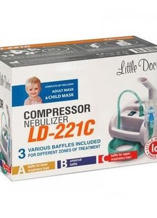 Інгалятор (небулайзер) little doctor ld-221c для дітей компресорний гарантія 3 роки