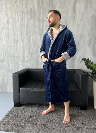 Чоловічий теплий халат