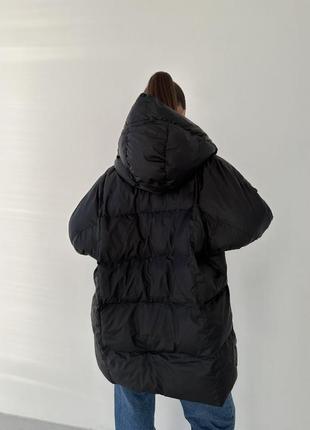 Стильний зимовий жіночий пуховик ❄️ оверсайз