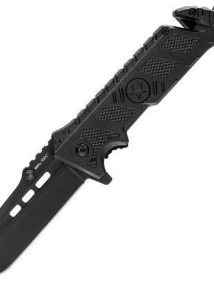 Спасательный складной нож mil-tec star black 15319600
