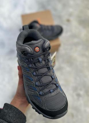 Мужские оригинальные зимние треккинговые ботинки merrell moab 3 mid горизонтальноx 590357892 фото