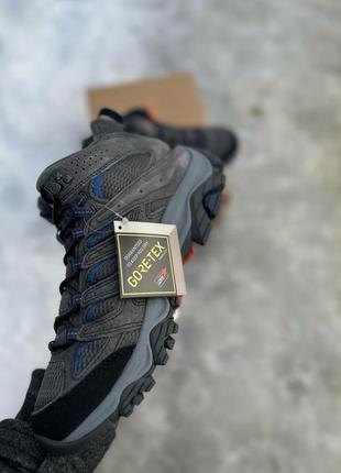 Мужские оригинальные зимние треккинговые ботинки merrell moab 3 mid горизонтальноx 590357897 фото