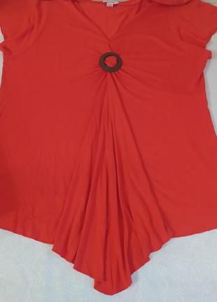 Жіноча трикотажна блуза від simply be батал/великий розмір 54-56 (eu 50) xxl-3xl4 фото