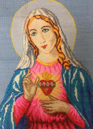 Вышивка крестиком ручная работа полотно холст