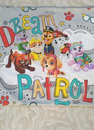 Яркие наволочки "щенячий патруль" - бязь, все размеры!