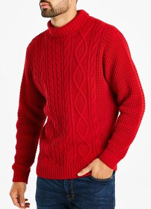 Розмір наш 68/70!! класний теплий в'язаний светр на великого чоловіка