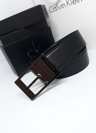Мужской подарочный набор ремень черный коричневый двухсторонний2 фото