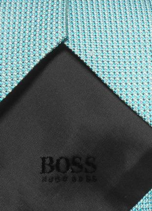 Шикарный шелковый галстук hugo boss италия3 фото
