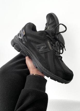 Мужские зимние кроссовки new balance 1906r cordura, gore-tex. спортивные кроссовки. мех, водостойкие. цвет черный.