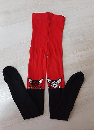 Класні колготки імітація панчохи собачки