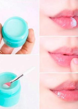 Маска для губ laneige mint choco lip mask мини3 фото
