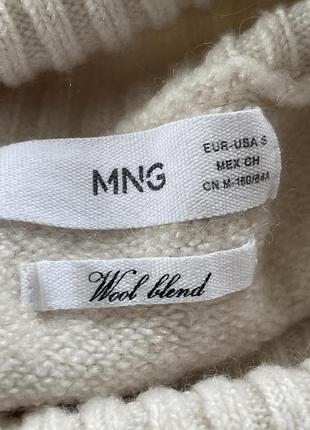 Стильный удлиненный свитер mng2 фото