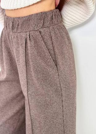 Теплые штаны, р.s,m,l,xl, костюмная ткань, мокко8 фото