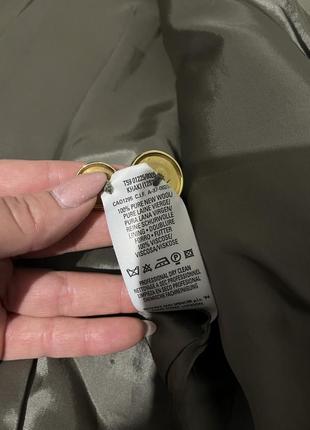 Двубортный шерстяной пиджак h&m5 фото