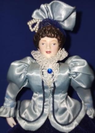 Винтажная фарфоровая кукла avon 1987 коллекционная в викторианском стиле2 фото
