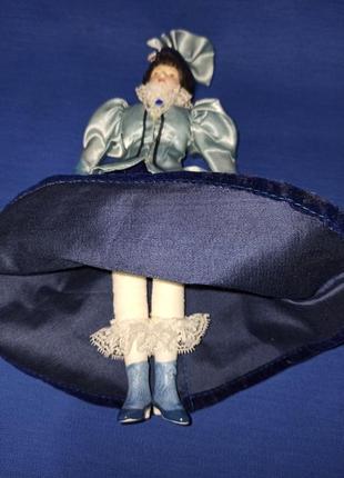 Винтажная фарфоровая кукла avon 1987 коллекционная в викторианском стиле6 фото