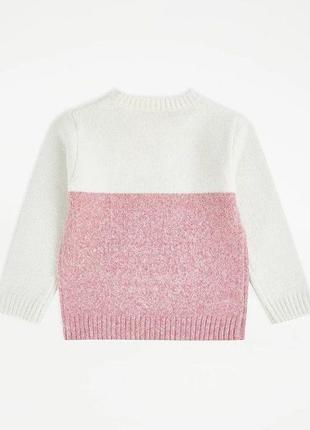 Теплий светр для дівчинки2 фото