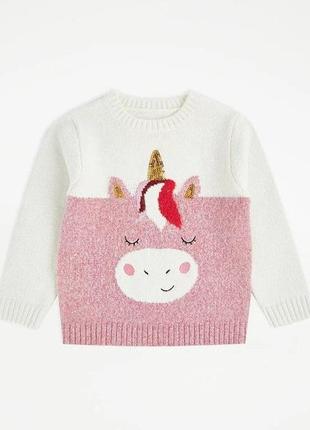 Теплый свитер для девочки