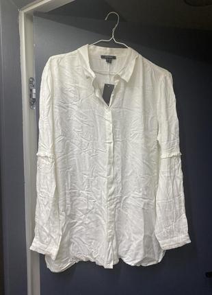 Рубашка белая, блуза белая1 фото