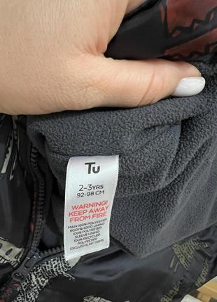 Комбинезон осень-весна на флисе 2-3 года, 92-98см.