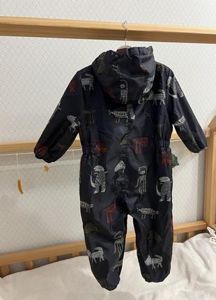 Комбинезон осень-весна на флисе 2-3 года, 92-98см.