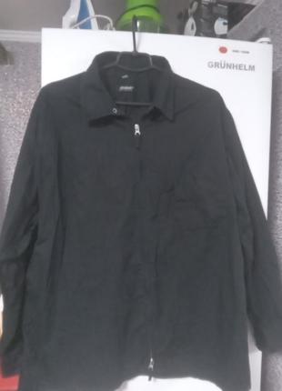 Рубашка форменна чорна чоловіча,розмір прибл. xxl-xxxl
