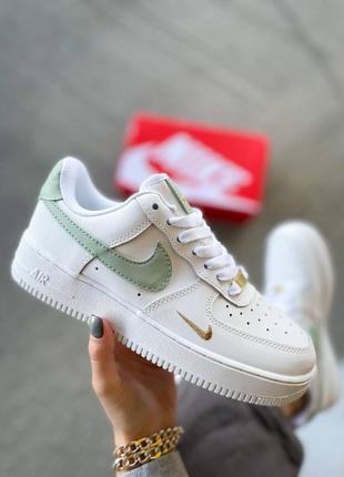 Кросівки  nike air force 1 low '07 essential green (преміум якість)