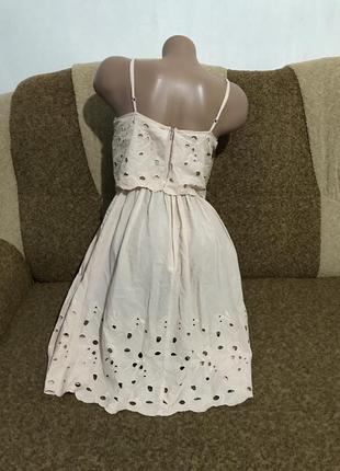 Дегенье хлопковое платье, размер 445 фото
