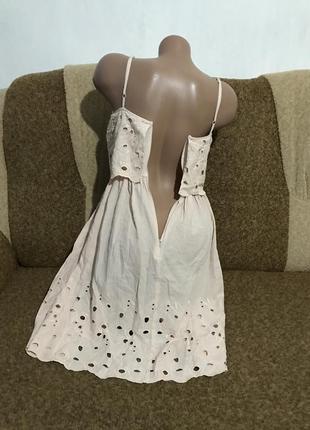 Дегенье хлопковое платье, размер 447 фото