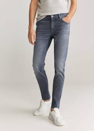 Джинси скіні чоловічі mango skinny lorenzo 401 фото