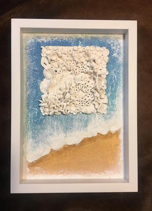 Коралы море зимнее керамика декор картина подарка3 фото