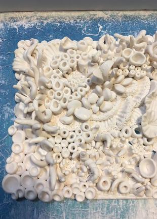 Коралы море зимнее керамика декор картина подарка6 фото