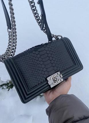 Сумка chanel кожа питона, оригинал