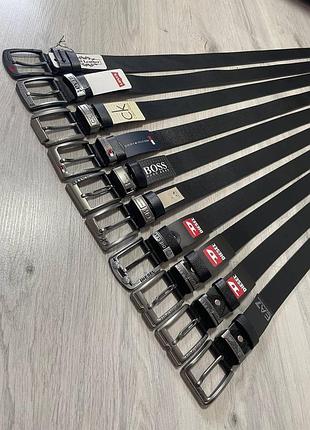 Ремень мужской кожаный