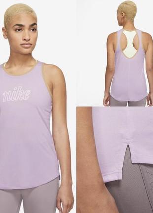 Майка nik💜 dri-fit one icon clash category: women’s sleeveless running t-shirts