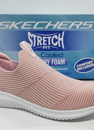 Стрейч слипоны кроссовки skechers оригинал